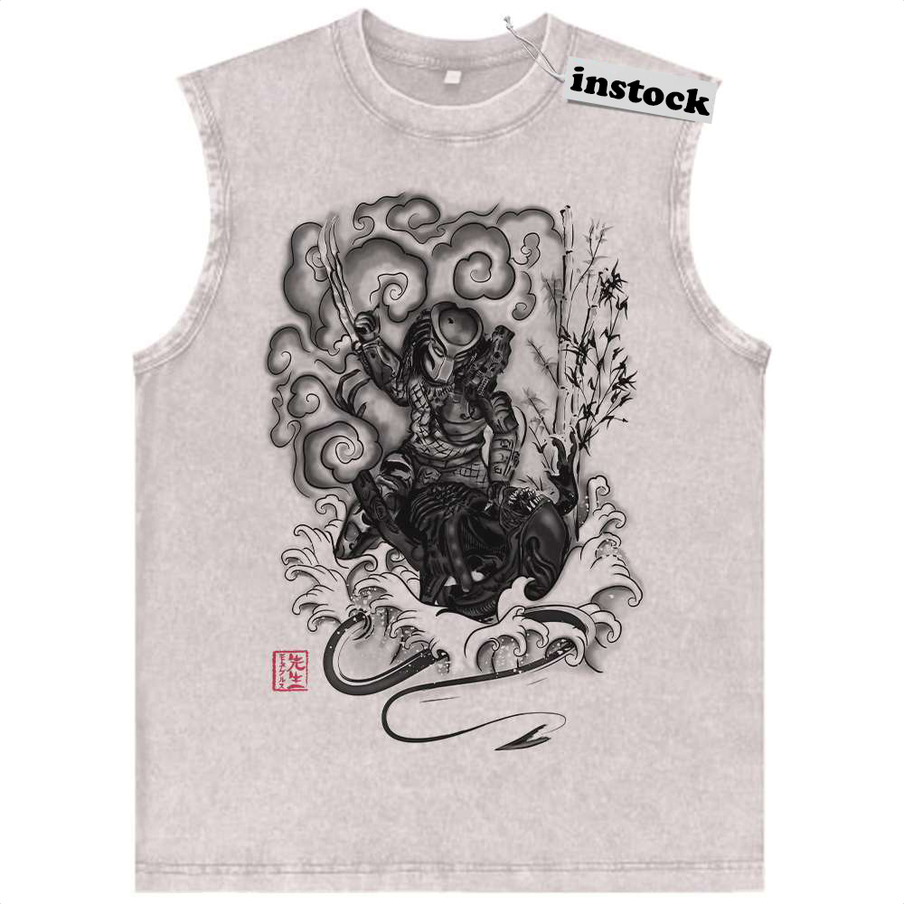Alien vs Predator Tank Top, Movie Tank Top, Vintage Tank Top