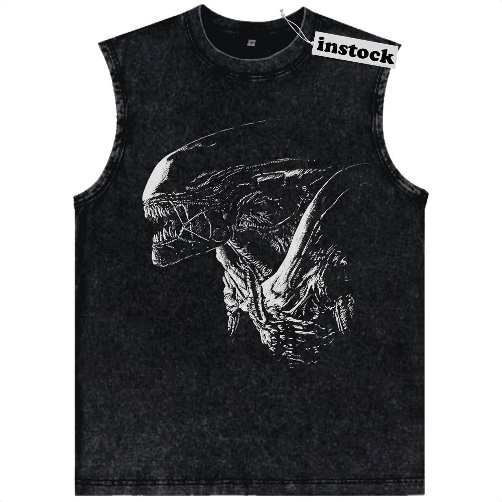 Alien vs Predator Tank Top, Movie Tank Top, Vintage Tank Top