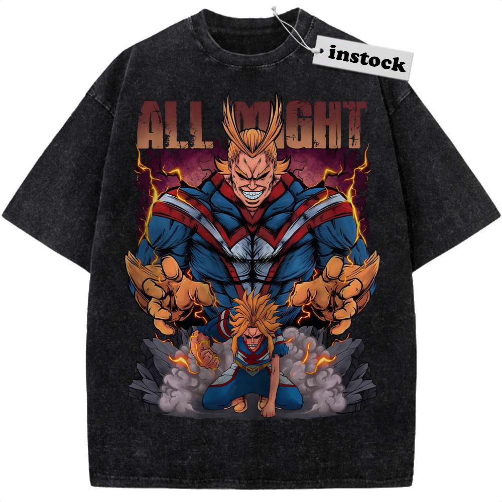 All Might Shirt, Toshinori Yagi shirt, MHA Shirt, Anime Shirt, Vintage T-Shirt