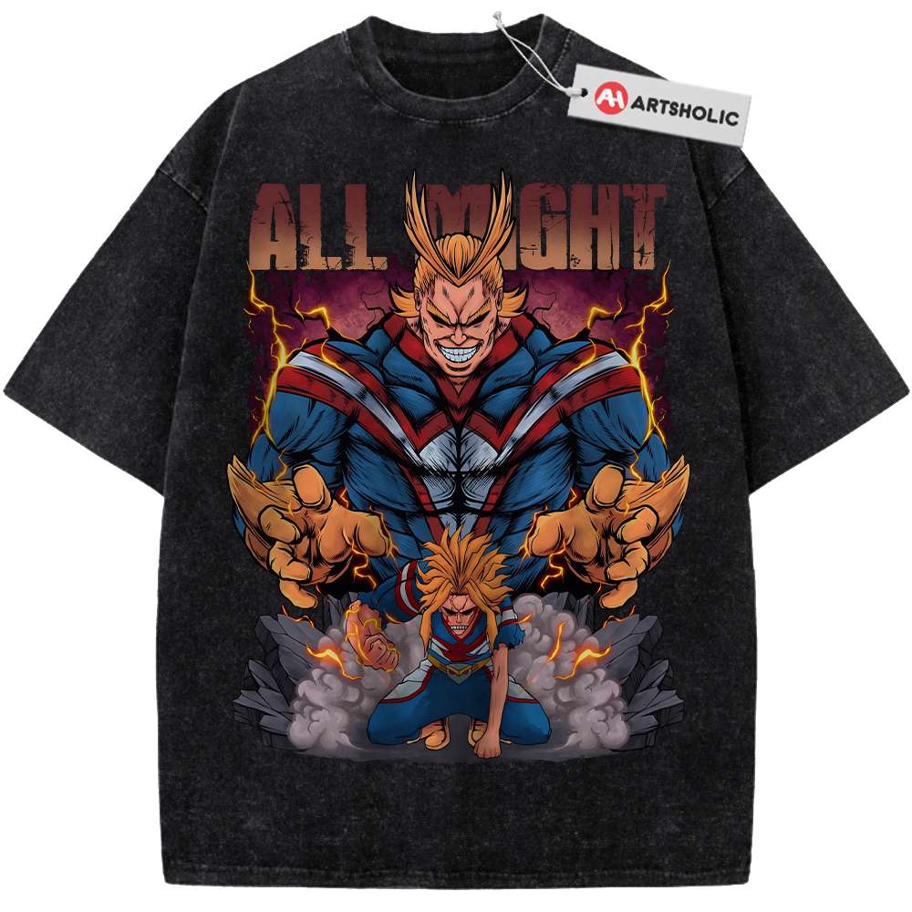 All Might Shirt, Toshinori Yagi shirt, MHA Shirt, Anime Shirt, Vintage T-Shirt