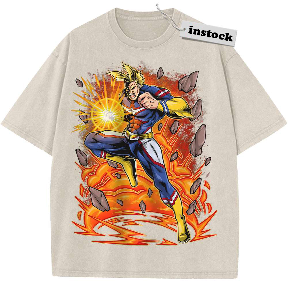 All Might Shirt, Toshinori Yagi Shirt, MHA Shirt, Anime Shirt, Vintage T-Shirt