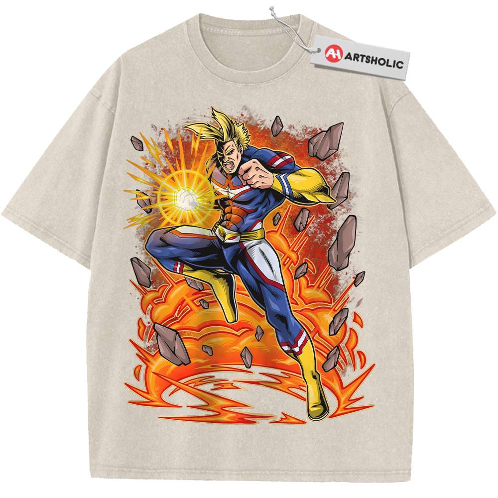All Might Shirt, Toshinori Yagi Shirt, MHA Shirt, Anime Shirt, Vintage T-Shirt