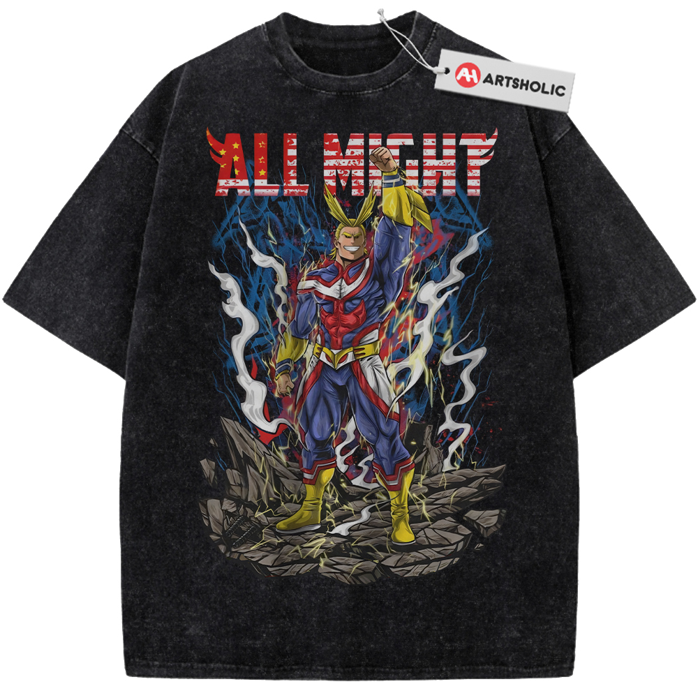 All Might Shirt, Toshinori Yagi Shirt, MHA Shirt, Anime Shirt, Vintage Tee