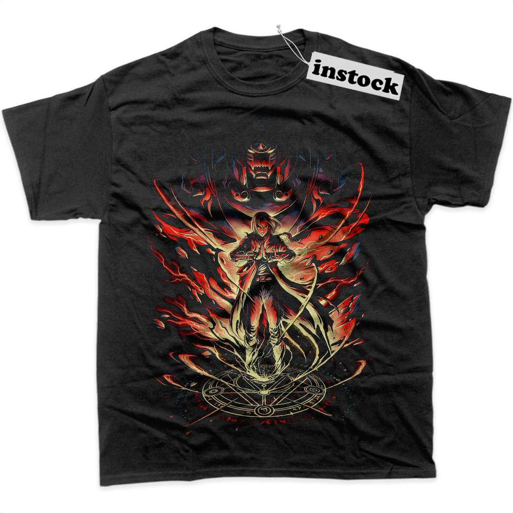 Alphonse vs Edward Elric Shirt, Fullmetal Alchemist Shirt, Anime Shirt, Graphic T-Shirt
