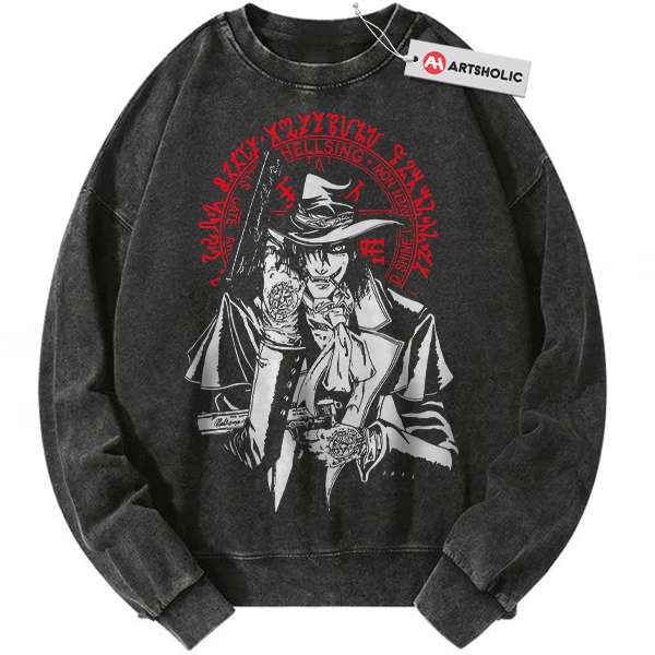 Alucard Sweatshirt, Hellsing Sweatshirt, Anime Sweatshirt, Vintage Sweater