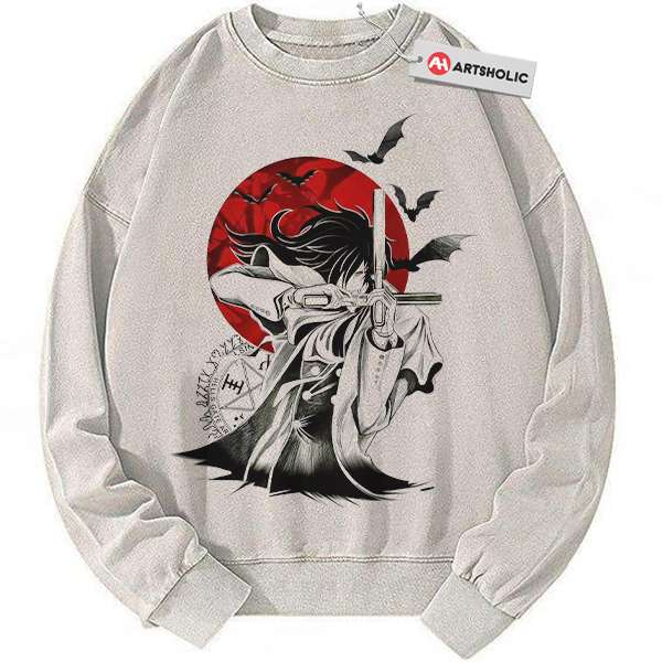 Alucard Sweatshirt, Hellsing Sweatshirt, Anime Sweatshirt, Vintage Sweatshirt