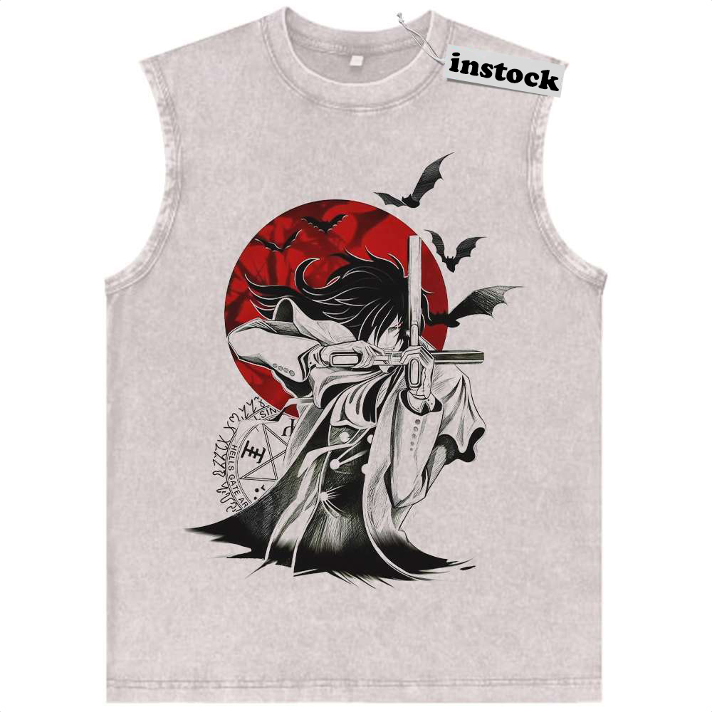 Alucard Tank Top, Hellsing Tank Top, Anime Tank Top, Vintage Tank Top