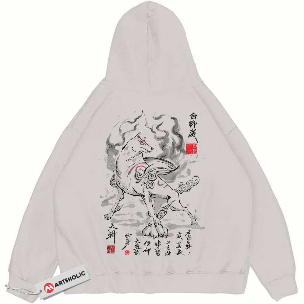 Amaterasu Hoodie, Okami Hoodie, Game Hoodie, Vintage Hoodie