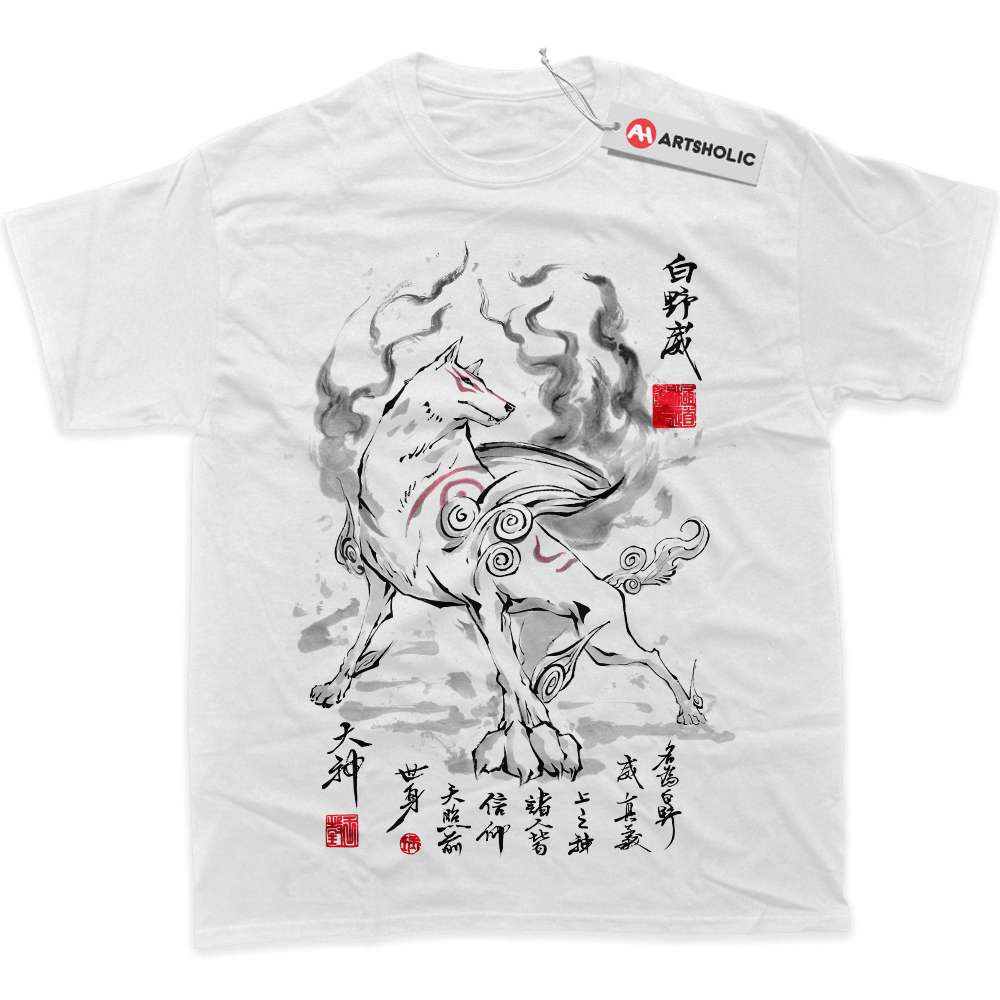 Amaterasu Shirt, Okami Shirt, Game Shirt, Graphic Tee