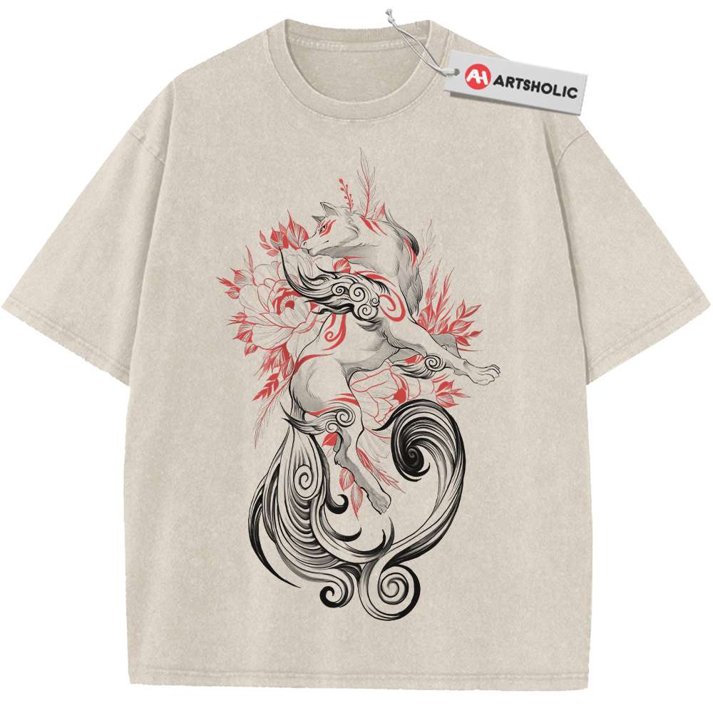 Amaterasu Shirt, Okami Shirt, Game Shirt, Vintage Tee