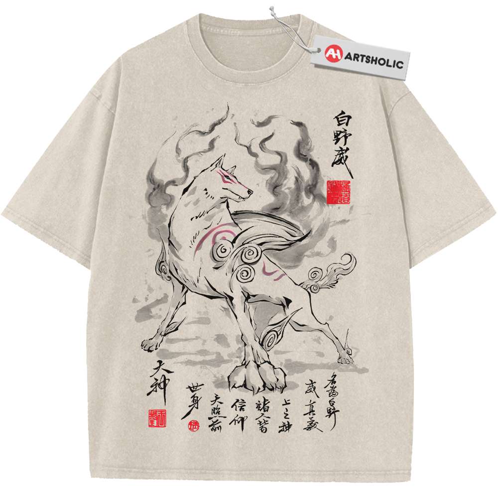 Amaterasu Shirt, Okami Shirt, Game Shirt, Vintage Tee