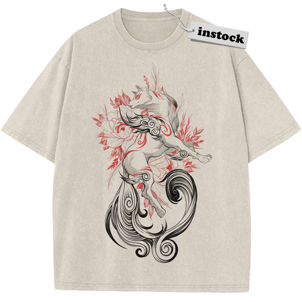 Amaterasu Shirt, Okami Shirt, Game Shirt, Vintage Tee