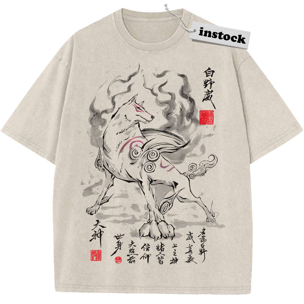 Amaterasu Shirt, Okami Shirt, Game Shirt, Vintage Tee