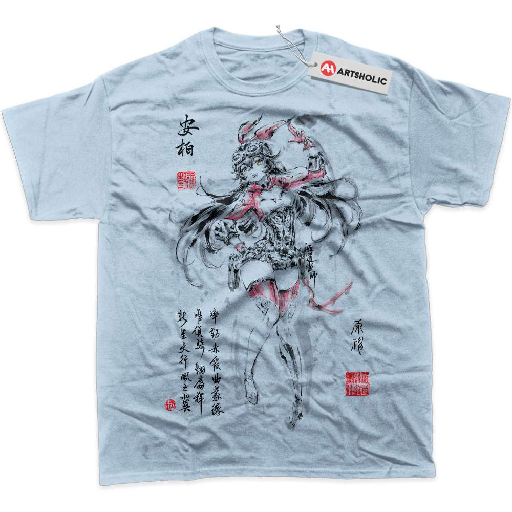 Alternative view of Amber Shirt, Genshin Impact Shirt, Game Shirt, Graphic T-Shirt