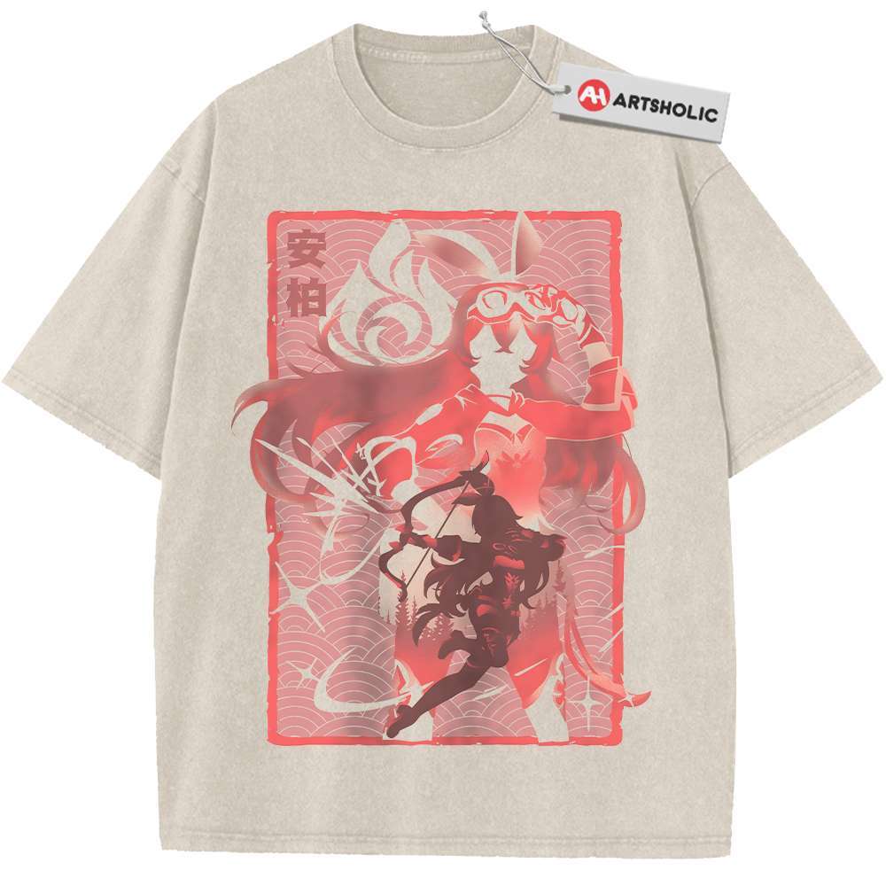 Amber Shirt, Genshin Impact Shirt, Game Shirt, Vintage Tee
