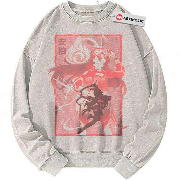 Amber Sweatshirt, Genshin Impact Sweatshirt, Game Sweatshirt, Vintage Sweatshirt