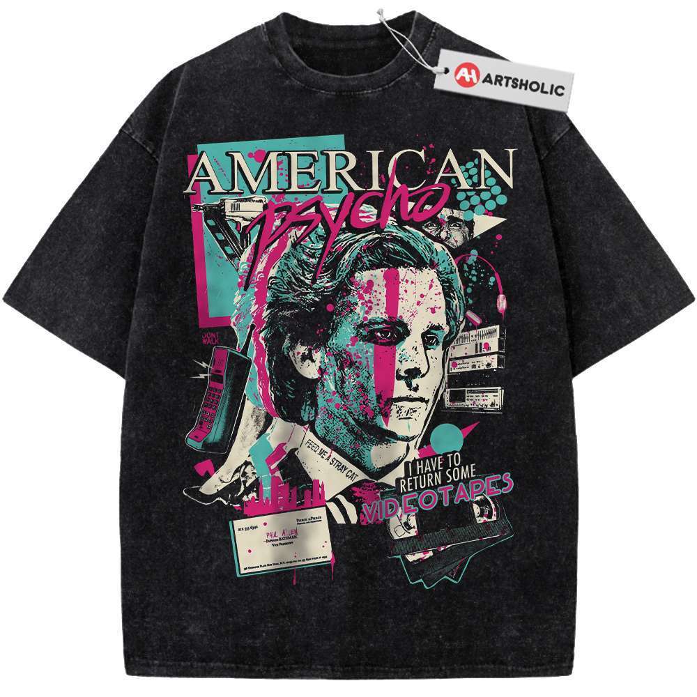 American Psycho Shirt, Halloween Shirt, Horror Movie Shirt, Vintage T-Shirt