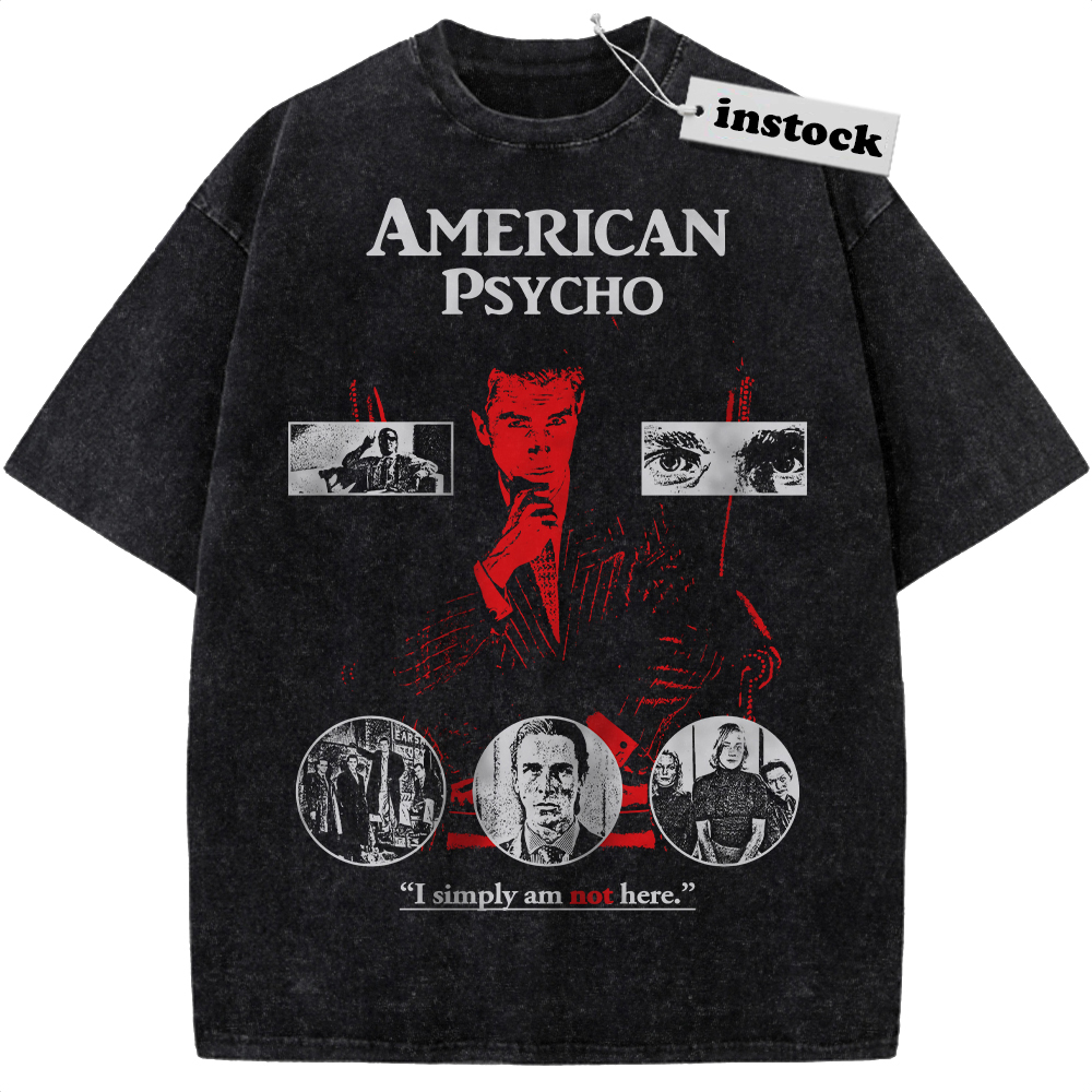American Psycho Shirt, Halloween Shirt, Horror Movie Shirt, Vintage T-Shirt