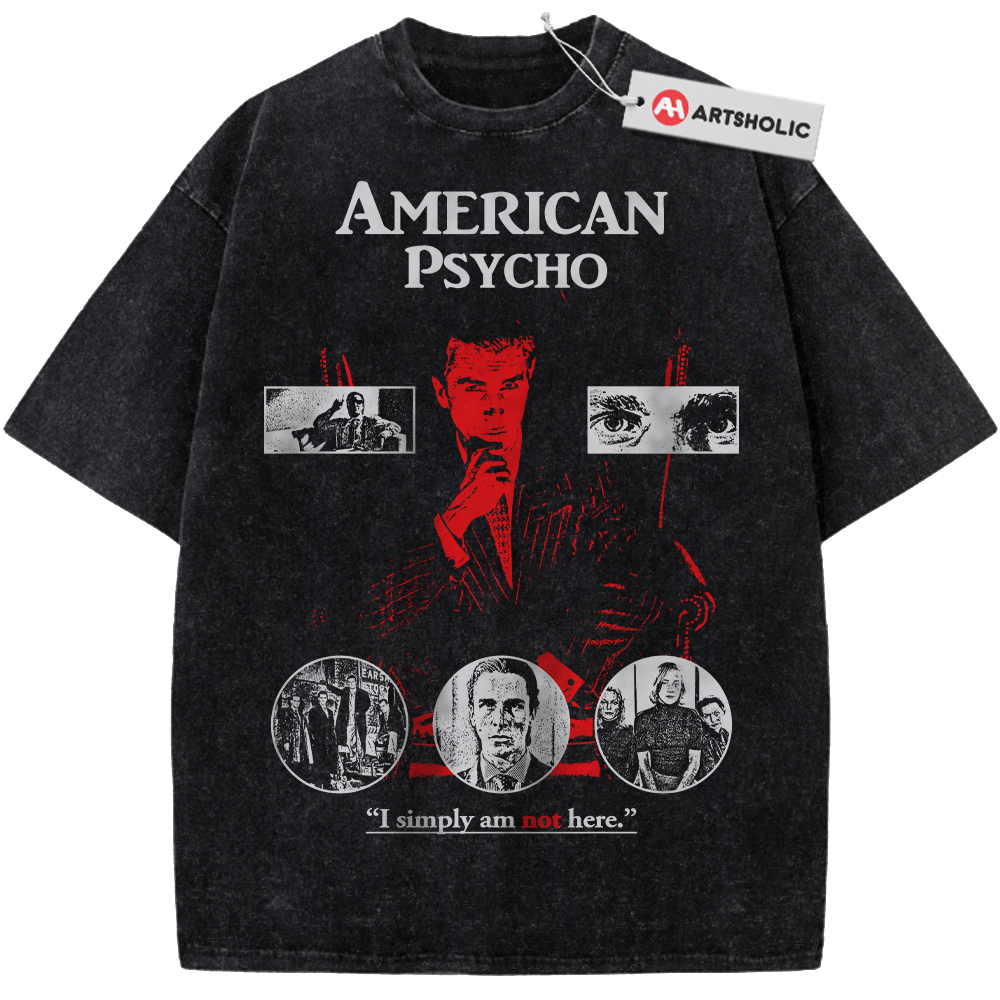 American Psycho Shirt, Halloween Shirt, Horror Movie Shirt, Vintage T-Shirt