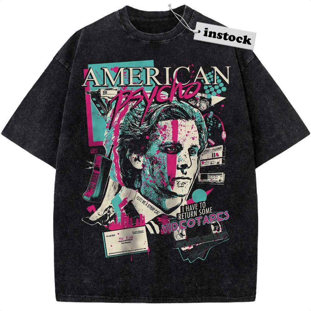 American Psycho Shirt, Halloween Shirt, Horror Movie Shirt, Vintage T-Shirt