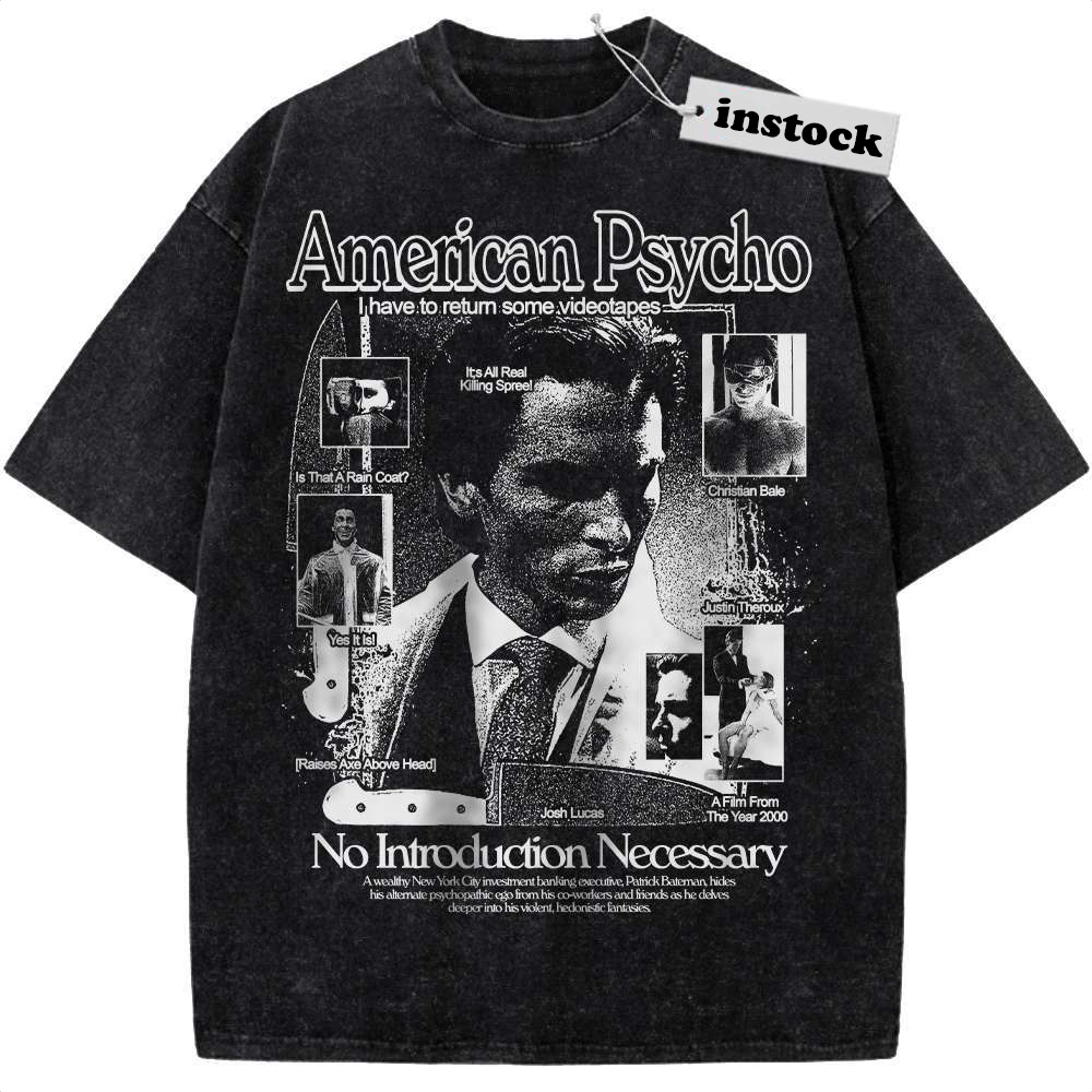 American Psycho Shirt, Halloween Shirt, Horror Shirt, Vintage T-Shirt