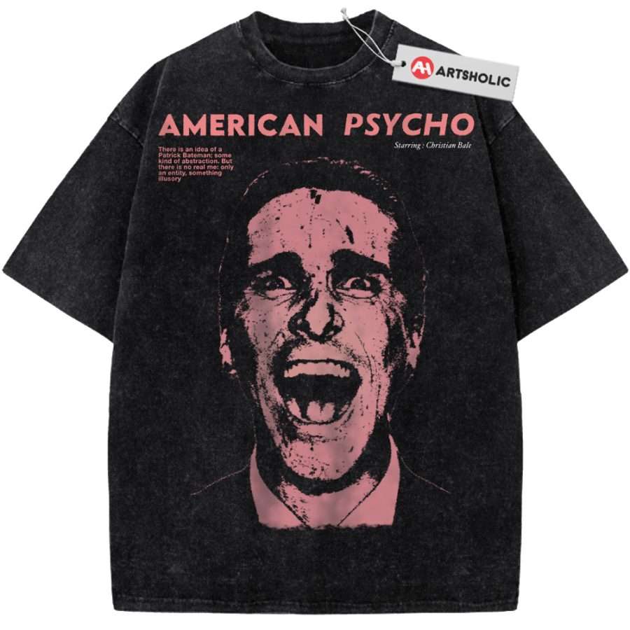 Alternative view of American Psycho Shirt, Halloween Shirt, Horror Shirt, Vintage T-Shirt