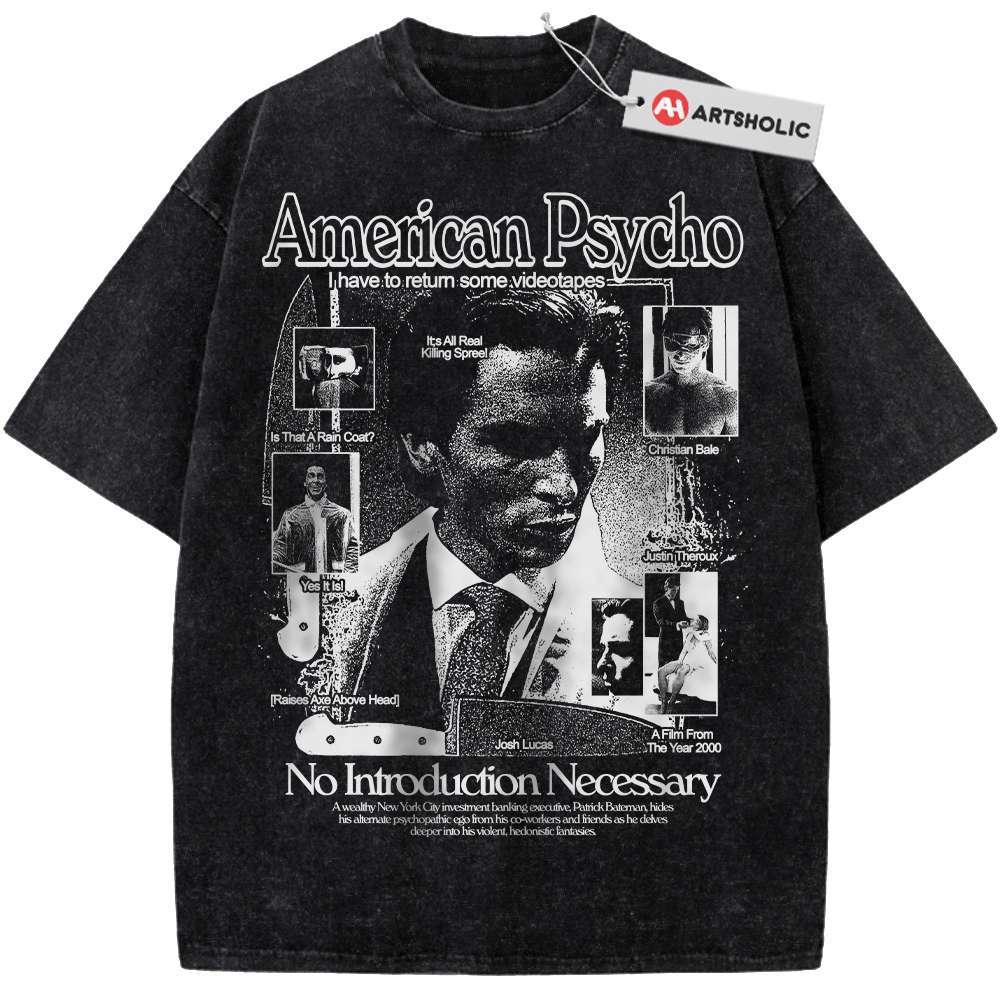 American Psycho Shirt, Halloween Shirt, Horror Shirt, Vintage T-Shirt