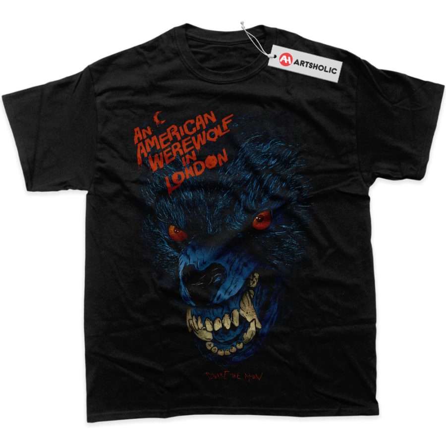 Alternative view of An American Werewolf in London Shirt, Halloween Shirt, Horror Shirt, Graphic T-Shirt