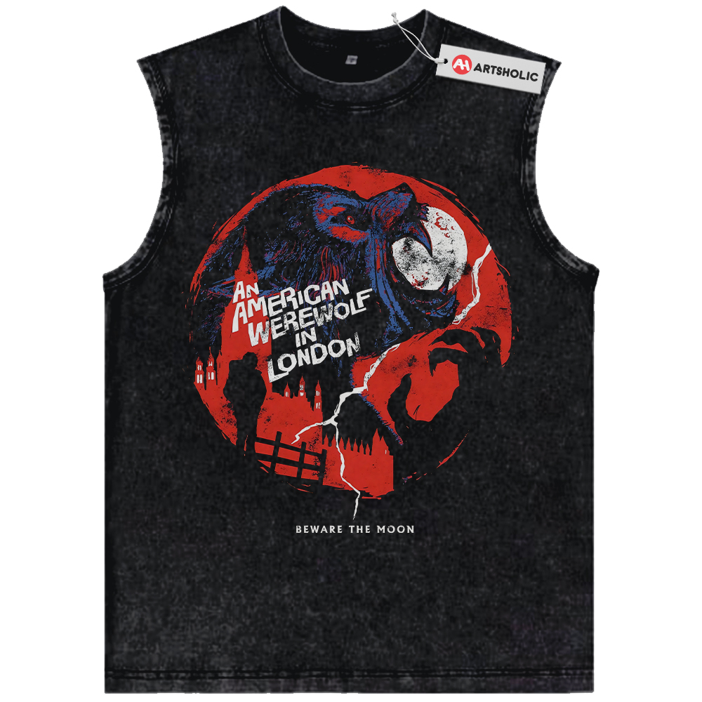 An American Werewolf in London Tank Top, Halloween Tank Top, Horror Tank Top, Vintage Tank Top