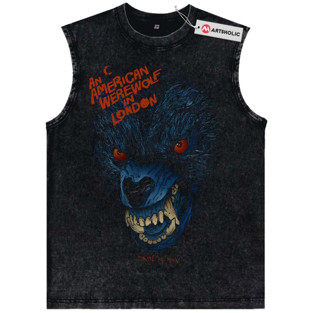 An American Werewolf in London Tank Top, Halloween Tank Top, Horror Tank Top, Vintage Tank Top