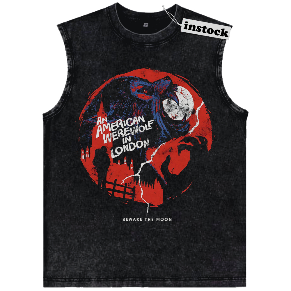 An American Werewolf in London Tank Top, Halloween Tank Top, Horror Tank Top, Vintage Tank Top