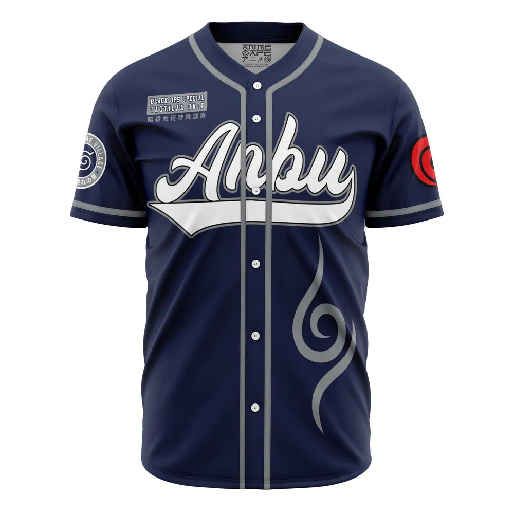 Anbu Kakashi Shippuden Baseball Jersey