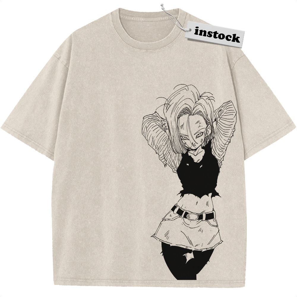 Android 18 Shirt, Dragon Ball Shirt, DBZ Shirt, Anime Shirt, Vintage T-Shirt