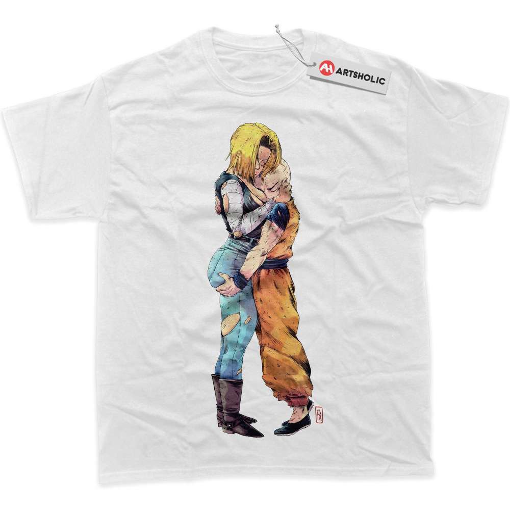 Android 18 Shirt, Krillin Shirt, Dragon Ball Z Shirt, DBZ Shirt, Anime Shirt, graphic Tee