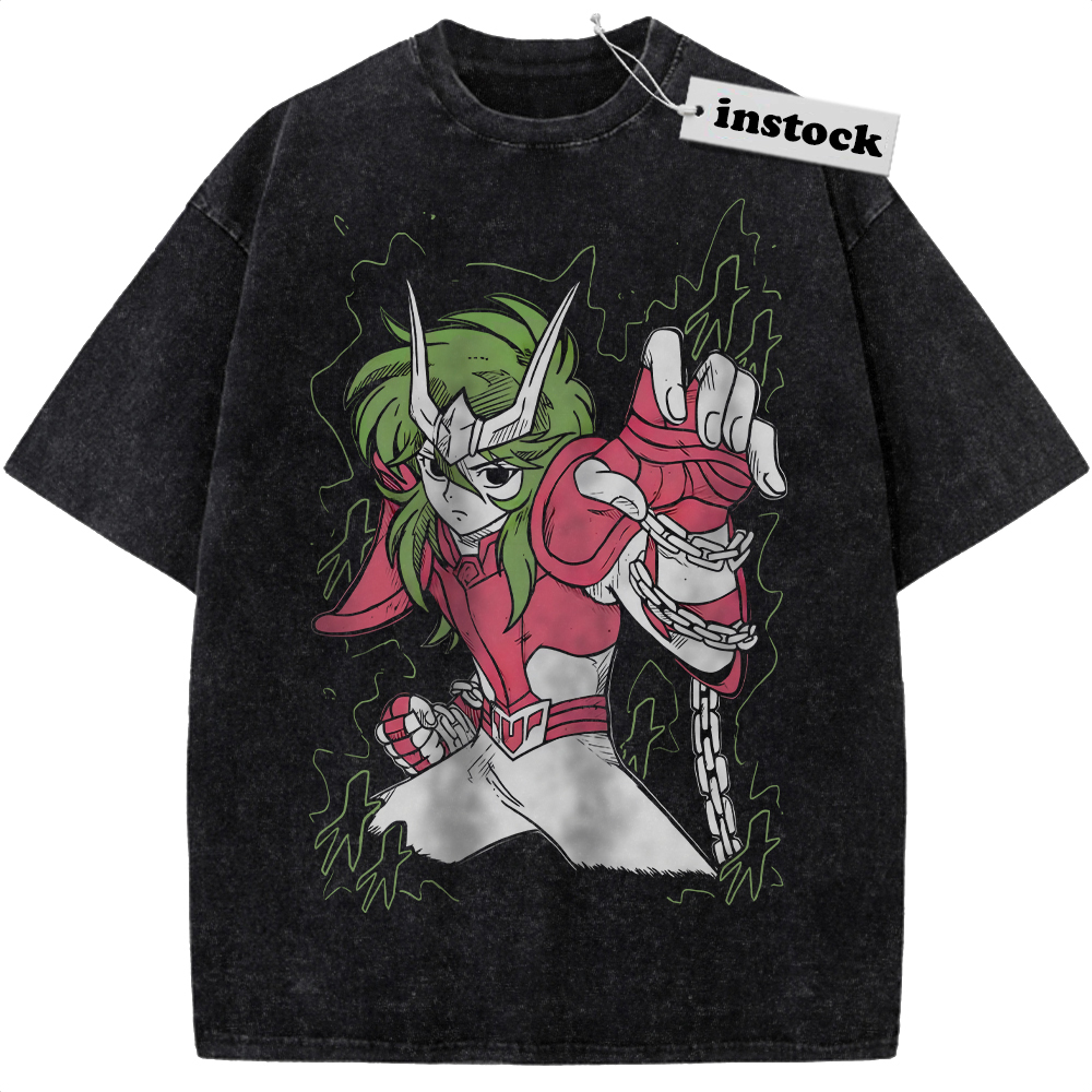 Andromeda Shun Shirt, Saint Seiya Shirt, Anime Shirt, Vintage T-Shirt