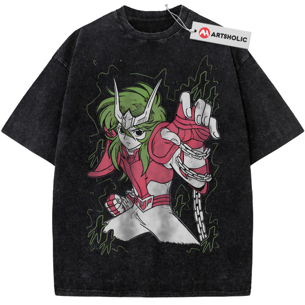 Andromeda Shun Shirt, Saint Seiya Shirt, Anime Shirt, Vintage T-Shirt