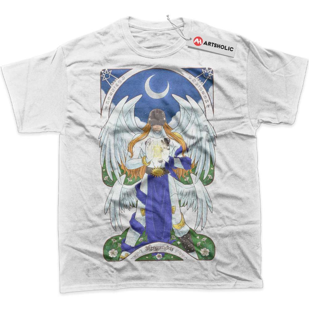 Angemon Shirt, Digimon Adventure Shirt, Anime Shirt, Graphic T-Shirt
