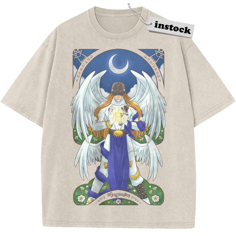 Angemon Shirt, Digimon Adventure Shirt, Anime Shirt, Vintage T-Shirt
