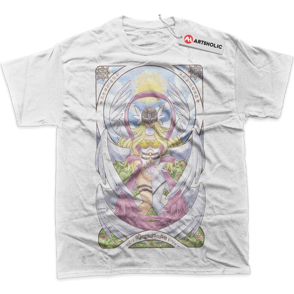 Angewomon Shirt, Digimon Adventure Shirt, Anime Shirt, Graphic T-Shirt