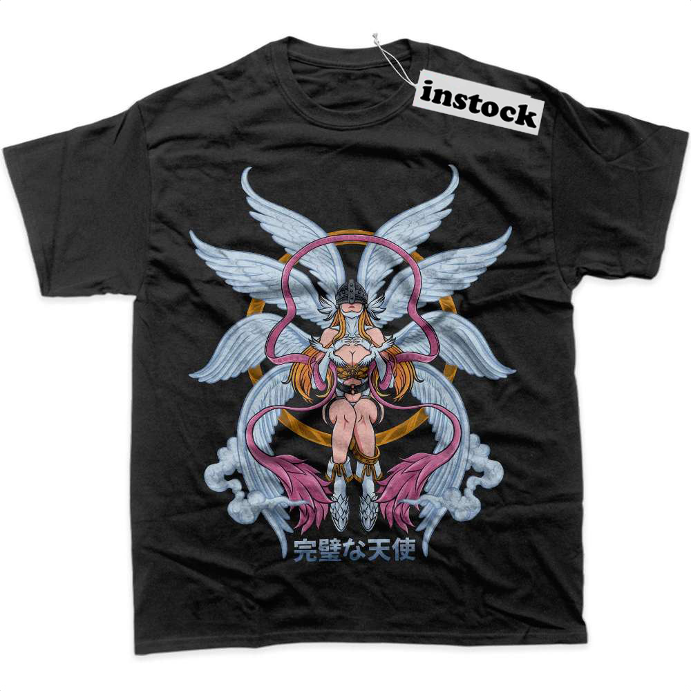 Angewomon Shirt, Digimon Adventure Shirt, Anime Shirt, Graphic Tee