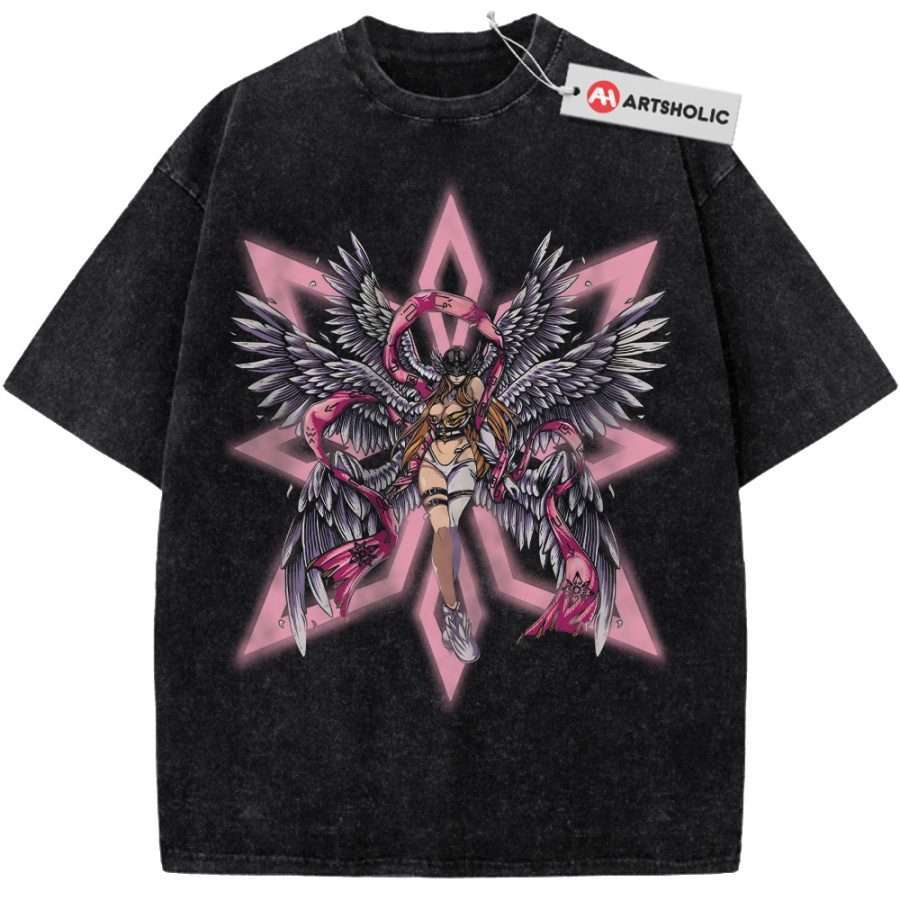 Alternative view of Angewomon Shirt, Digimon Adventure Shirt, Anime Shirt, Vintage T-Shirt