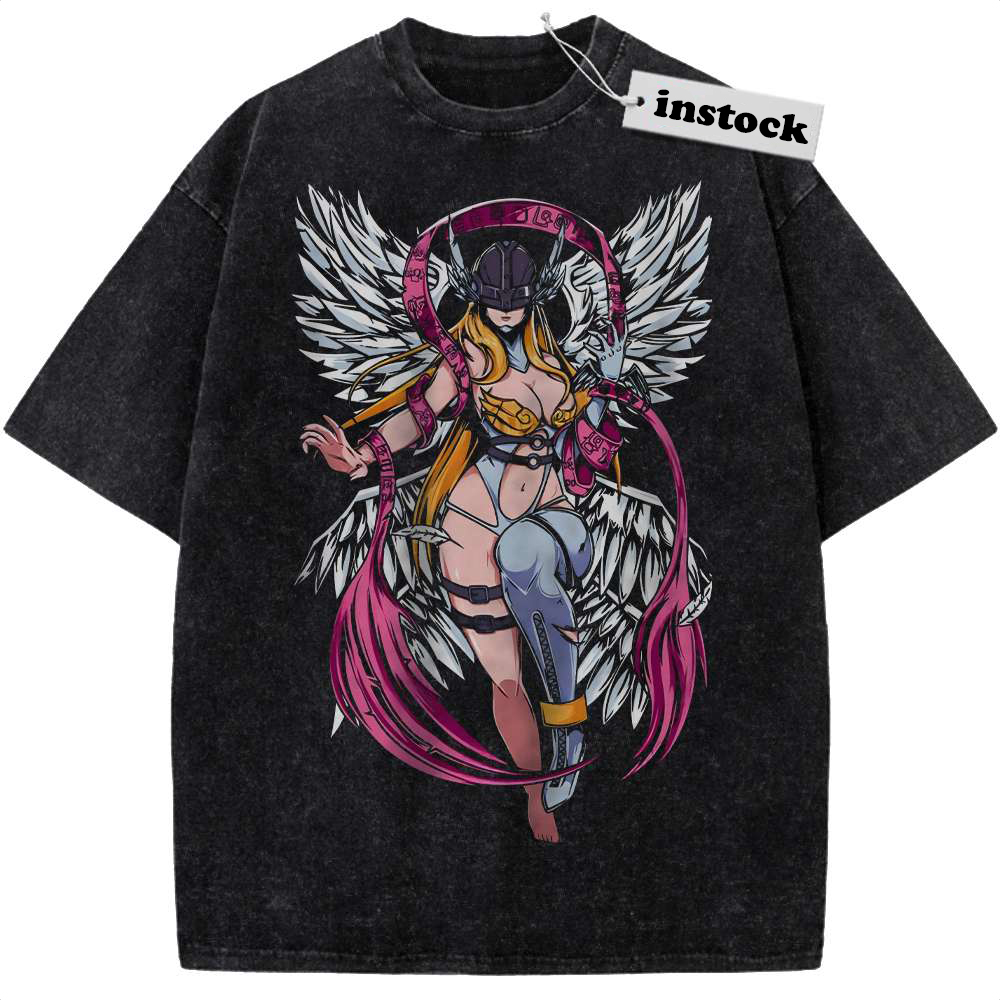 Angewomon Shirt, Digimon Adventure Shirt, Anime Shirt, Vintage T-Shirt