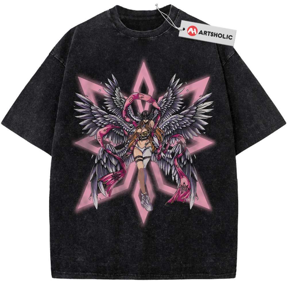 Angewomon Shirt, Digimon Adventure Shirt, Anime Shirt, Vintage T-Shirt