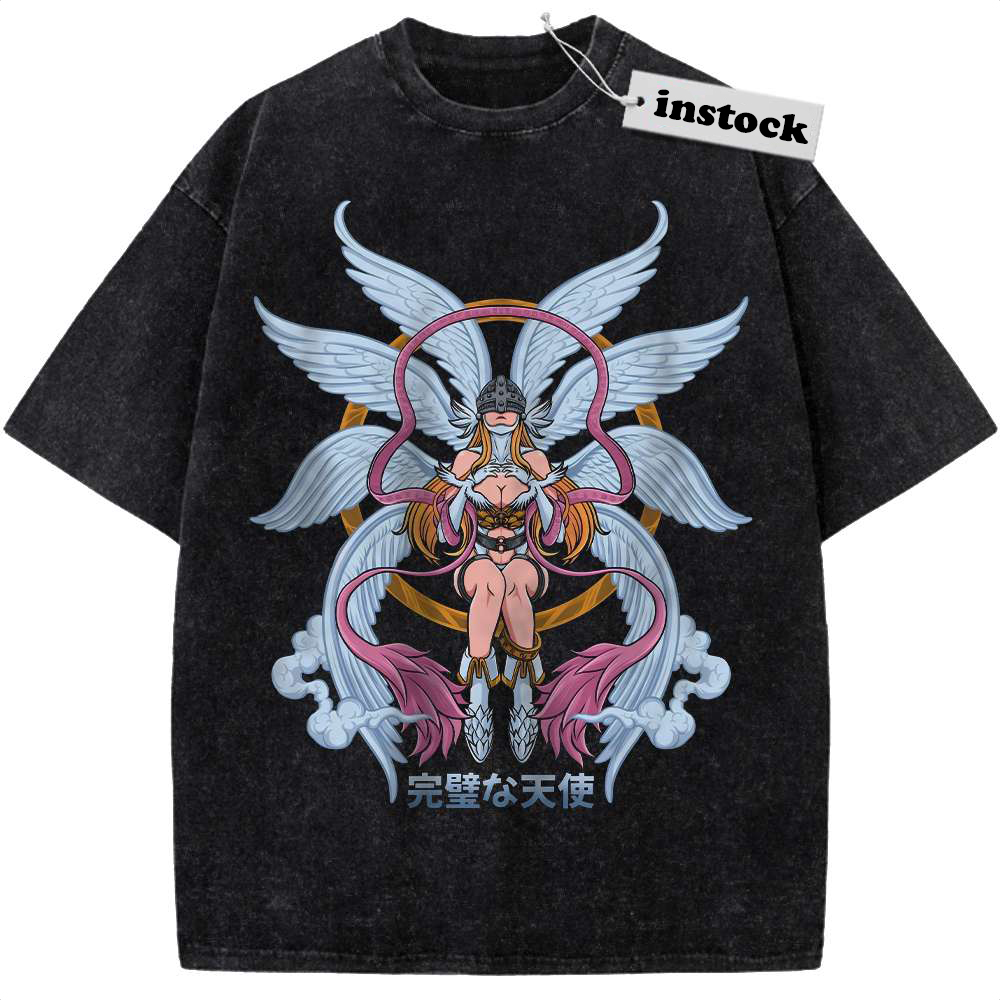 Angewomon Shirt, Digimon Adventure Shirt, Anime Shirt, Vintage Tee