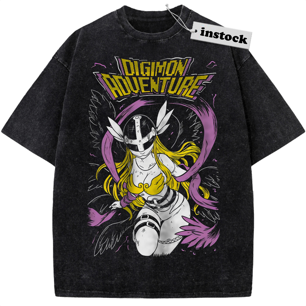 Angewomon Shirt, Digimon Shirt, Anime Shirt, Vintage Tee