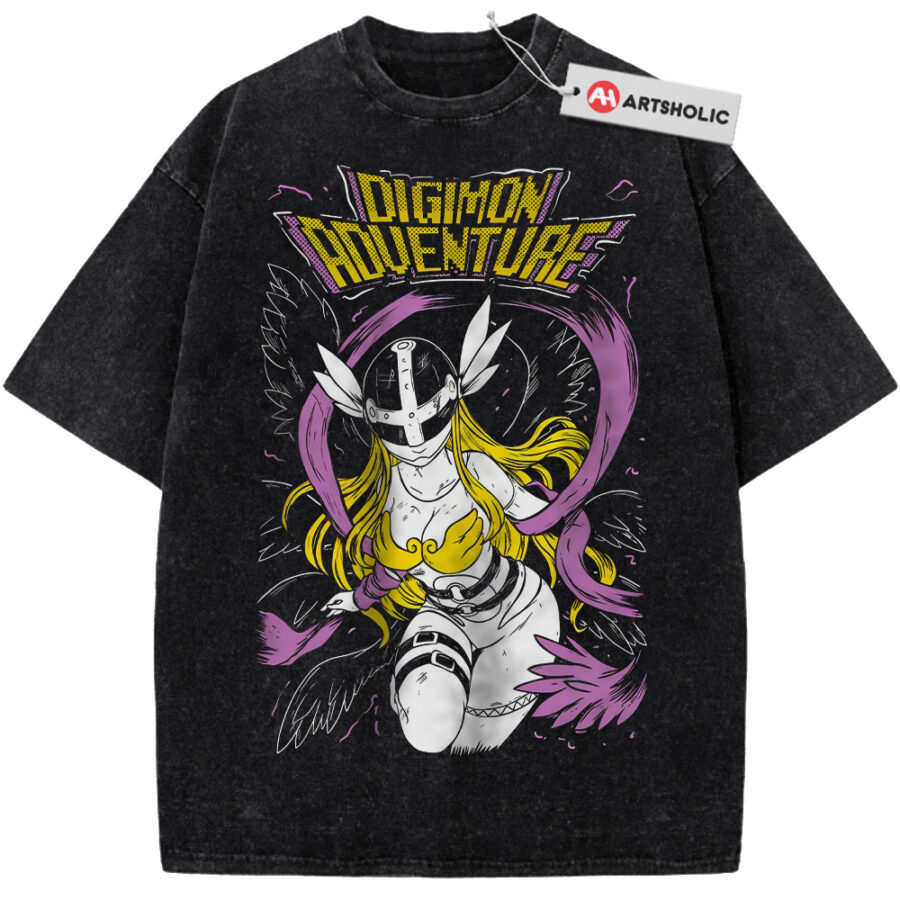 Alternative view of Angewomon Shirt, Digimon Shirt, Anime Shirt, Vintage Tee