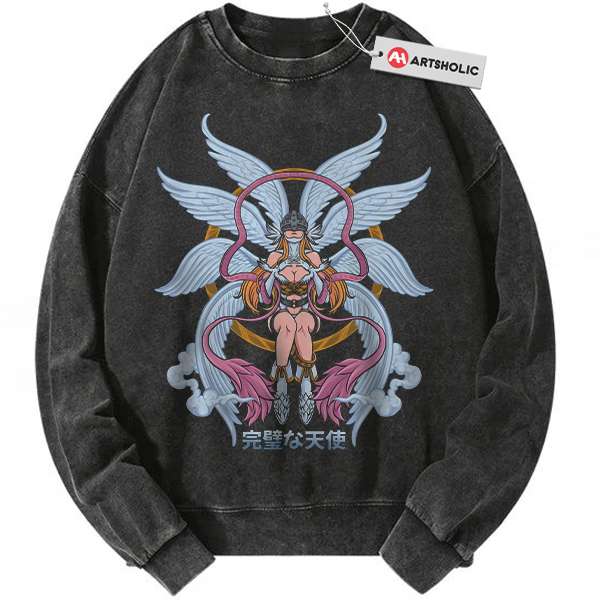 Angewomon Sweatshirt, Digimon Adventure Sweatshirt, Anime Sweatshirt, Vintage Sweatshirt