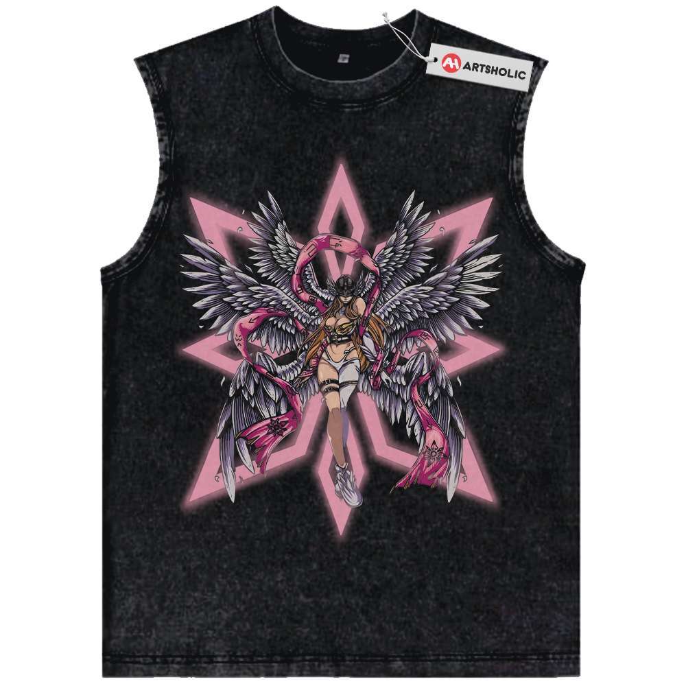 Angewomon Tank Top, Digimon Adventure Tank Top, Anime Tank Top, Vintage Tank Top
