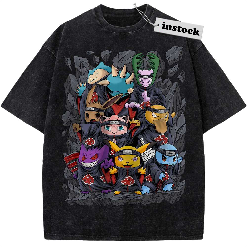 Anime Shirt, Pokemon shirt, Vintage Tee