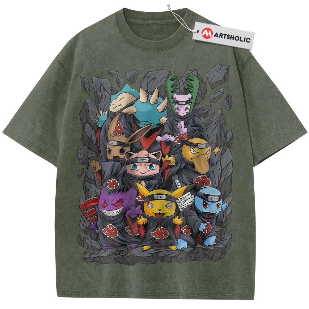Alternative view of Anime Shirt, Pokemon shirt, Vintage Tee